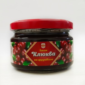 Джем Клюква на фруктозе 225г ТМ СахарOFF Джем Клюква на фруктозе 225г ТМ СахарOFF