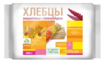 Хлебцы Амарантовые с топинамбуром 100г безглютен